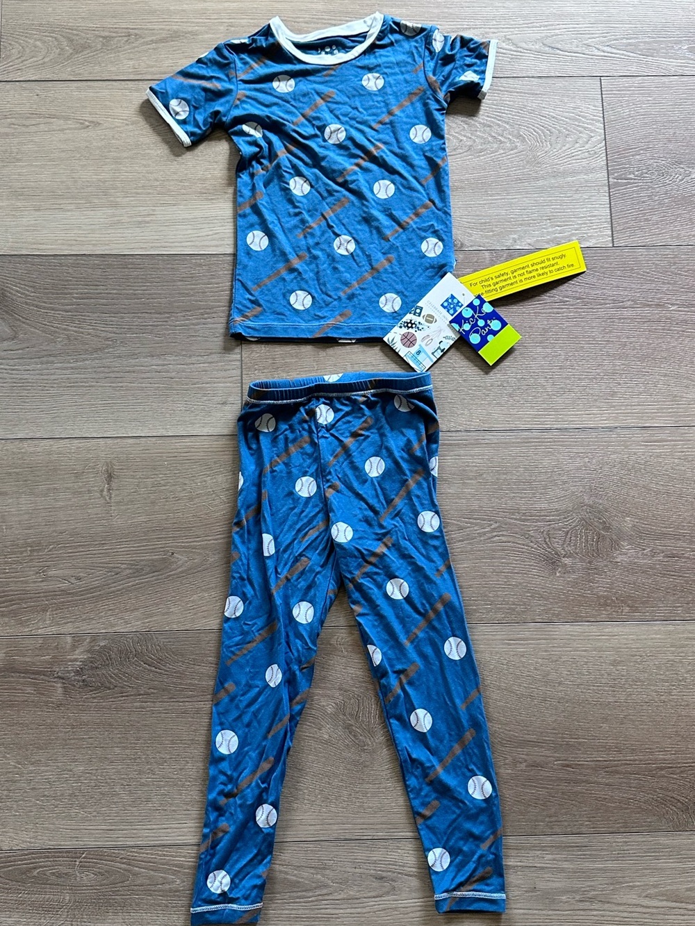 NWT Kids Baseball Kickee Pants PJs